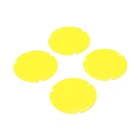 Losi Wheel Cover Set, Yellow, 22S Sprint Car