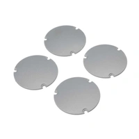 Losi Wheel Cover Set, Silver, 22S Sprint Car