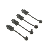 Losi Body Clip Leash, 4pcs