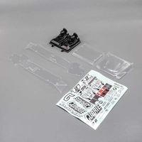 Losi Body/Driver Set, Clear, Hammer Rey