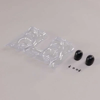 Losi Interior Set with Helmets, Clear, Baja Rey 2.0