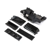 Losi Rear Bulkhead, Fan Panel and Mud Guard, Baja Rey 2.0