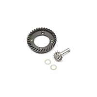 Losi Rear Ring & Pinion Gear Set: Ten-Acity