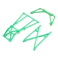 Losi Green Rear Cage and Hoop Bars, LMT