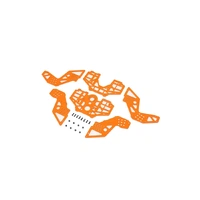 Losi Chassis Set, Orange, Bog Hog
