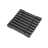 Losi Black Aluminium Crossbar, End Plates, 8pcs, LMT, Tuned LMT