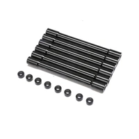 Losi Black Aluminium Crossbar and Spacer, Cab Section, 6pcs, Tuned LMT