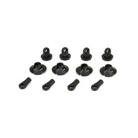 Losi Spring Cups/Clips/Shock Ends (2), 1, 5 4wd DB XL