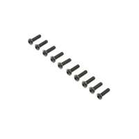 Losi Button Head Screws, Stl, BO, M4 x 14mm (10)