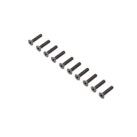 Losi Flat Head Screws, Stl, BO, M4 x 18mm (10)