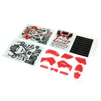 Losi Red Plastics with Wraps, ProMoto-MX/SM