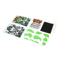 Losi Green Plastics with Wraps, ProMoto-MX/SM