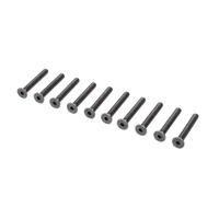 Losi M4 x 30mm Flat Head Screws, 10pcs