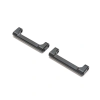 Losi Crossbar and Shock Mount, Black Aluminium, 2pcs, Mini LMT