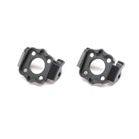 Losi 0-Deg Spindle Carrier Set, Black Aluminium, Mini LMT