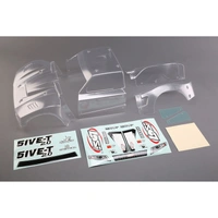 Losi Complete Body Set, Clear, 5ive-T 2.0