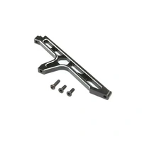 Losi Chassis Brace, Front, Aluminum, Black, DBXL-E 2.0