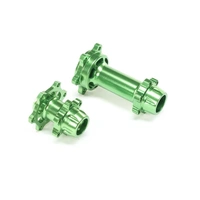 Losi Aluminium Hub Set, Machined, Green, ProMoto-MX/SM