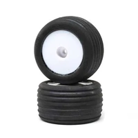 Losi Front Mounted Directional Tyres, White, 2pcs, Mini-T 2.0