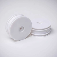 Losi Front Wheel, White, 2pcs, Mini-B