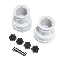 Losi Monster Truck Wheel, Silver, 2pcs, LMT