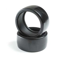 Losi Drift Tire and Mounting Ring 54x30mm, 2pcs