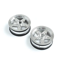 Losi Chrome Front Wheel, 2pcs, 22S Drag