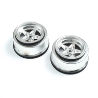 Losi Satin Chrome Rear Wheel, 2pcs, 22S Drag