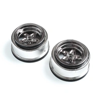 Losi Black Chrome Rear Wheel, 2pcs, 22S Drag