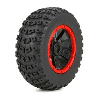 Losi Left & Right Tire (1ea), Premounted: 1/5 4wd DB XL, LOS45004