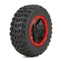 Losi Left and Right Tire (1ea), Premounted, 1,5 4wd DB XL