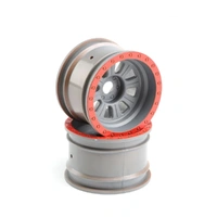 Losi Silver Wheels, 2pcs, Super Rock Rey