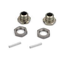 Losi Wheel Hexes (Pr) Hard Anodized: 8B,8T, LOSA3530