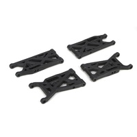 Losi Front/Rear Suspension Arm Set, Mini 8ight, LOSB1886