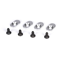 Losi Engine Mount Inserts & Screws, 19.5/58 (4): 5-T, LOSB5804