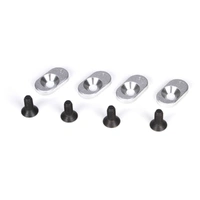 Losi Engine Mount Inserts & Screws, 19.5/58 (4), 5-T