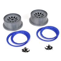 Losi Wheel and Beadlock Set (2): 5TT, LOSB7027