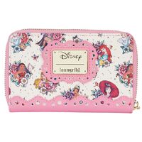 Loungefly - Disney Princess - Floral Tattoo Zip Purse