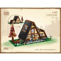 LOZ Architecture Series Tiny Cabin House (1917pcs) Mini Building Bricks LOZ1037