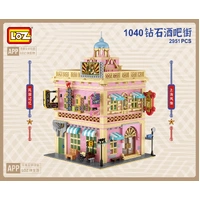 LOZ Chinese Chic Series Republic Architecture-Bar (2951pcs) Mini Building Bricks LOZ1040