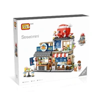 LOZ Mini Block Takoyaki Shop (722pcs) Mini Building Bricks LOZ1218