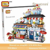 LOZ Mini Block Shaved Ice Shop (668pcs) Mini Building Bricks LOZ1219