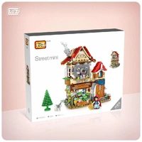 LOZ Mini Block Street Mini Forest Cabin (704pcs) Mini Building Bricks LOZ1225