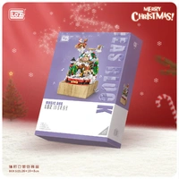 LOZ Christmas House Music Box (979 pcs) Mini Building Bricks LOZ1238