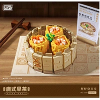 LOZ Food Series Dim Sum Siu Mai (770pcs) Mini Building Bricks LOZ1260
