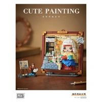 LOZ Mini Block A Maid Who Pours Milk-3D painting (787pcs) Mini Building Bricks LOZ1289