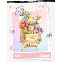LOZ Summer Flower 3D Frame (With Button Cell) (781pcs) Mini Building Bricks LOZ1301