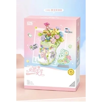 LOZ Flower Series Green Flower Shoes (1040pcs) Mini Building Bricks LOZ1350