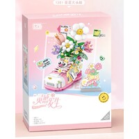 LOZ Flower Series Pink Flower Shoes (998pcs) Mini Building Bricks LOZ1351