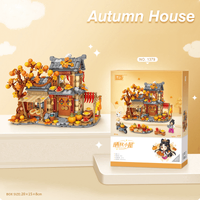 LOZ Autumn Sun Cabin(With Button Cell) LOZ1379
